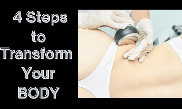 4 STEPS TO FAT LOSS AND SKIN TIGHTENING with an at home CAVITATION + RADIO FREQUENCY DEVICE