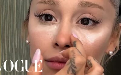 Ariana Grande's Button Nose Makeup Trick