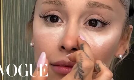 Ariana Grande's Button Nose Makeup Trick
