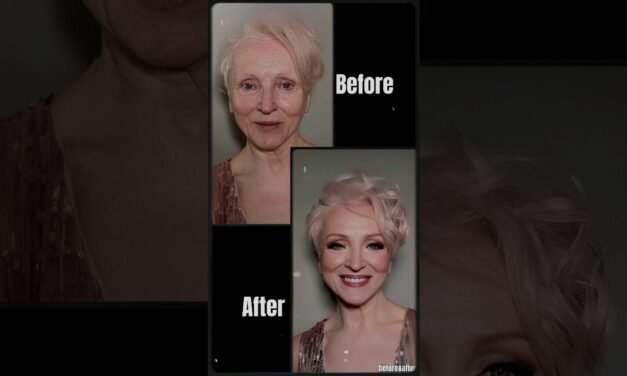 Beauty without Age Limits:Transforming an Older Woman with Makeup!Before&After #makeup #top #beauty