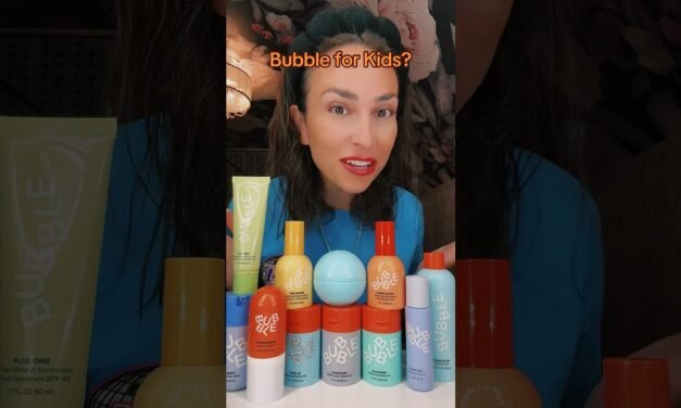 Bubble Skincare for Kids?? #bubbleskincare #skincareforkids #shorts