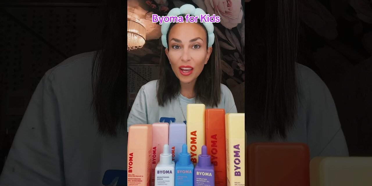 Byoma Skincare for Kids? #byoma #skincareforkids #shorts
