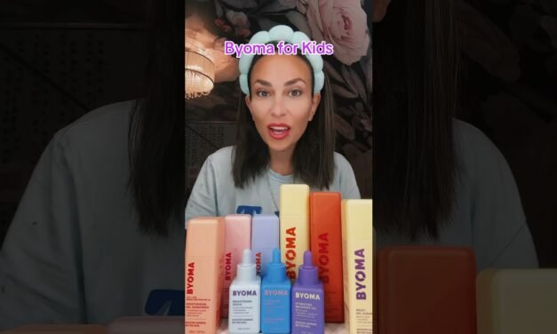 Byoma Skincare for Kids? #byoma #skincareforkids #shorts