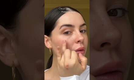 Clean girl makeup look