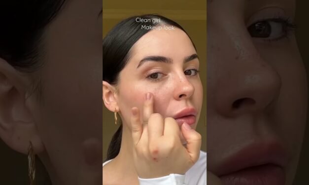 Clean girl makeup look