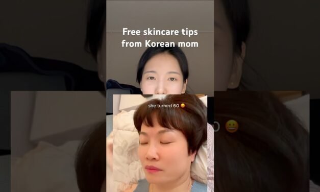 Free skincare tips from Korean mom