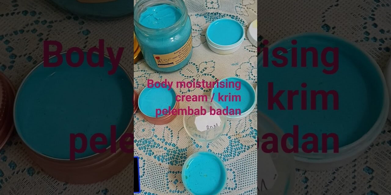 HOMEMADE JASMINE ROSEMARY SCENTED BODY MOISTURISING CREAM WITH ALL NATURAL INGREDIENTS