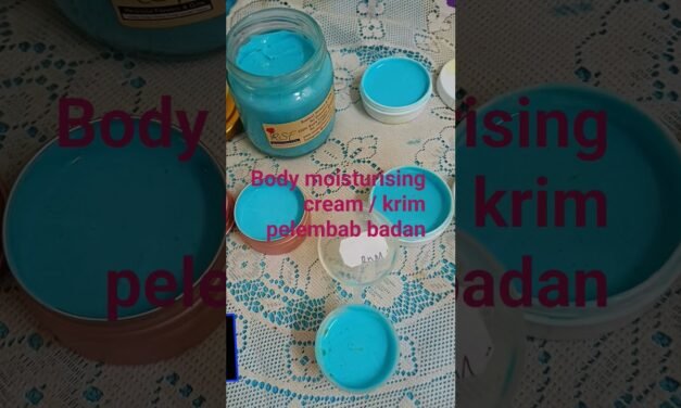 HOMEMADE JASMINE ROSEMARY SCENTED BODY MOISTURISING CREAM WITH ALL NATURAL INGREDIENTS