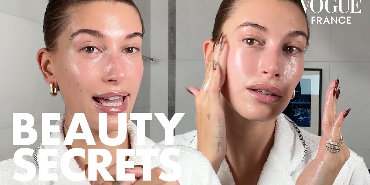 Hailey Bieber's skincare routine for a super glowy complexion | Vogue France