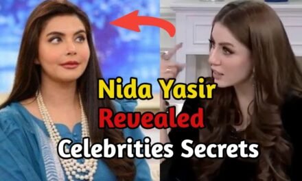 Nida Yasir REVEALED How Celebrities Actually Get Their 'Glow'