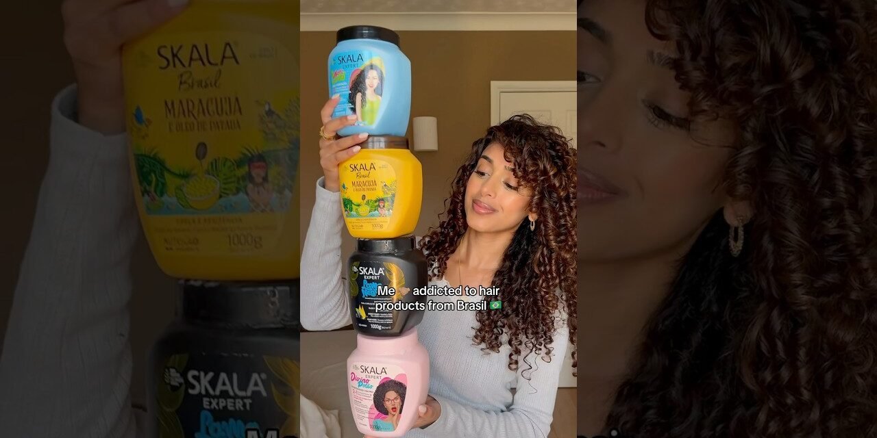 Curly hair products from Brasil  #skala #haircare #brazil #curlyhair