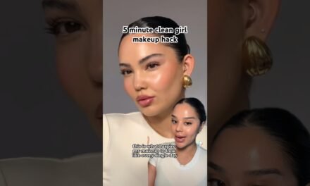 EASY and quick 5 minute clean girl makeup look that will change your life! #makeup #cleangirlmakeup