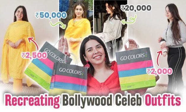 *HUGE HAUL* Recreating Bollywood Film Looks! Celeb Outfit dupes -Jhanvi Kapoor & Sara |Ad | Heli Ved