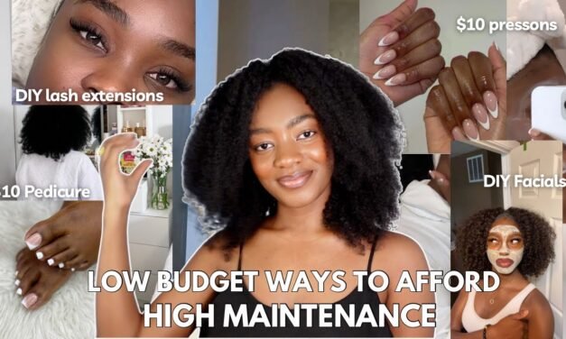 How to do your beauty maintenance on a Low Budget | high maintenance on a low budget | VLOGMAS