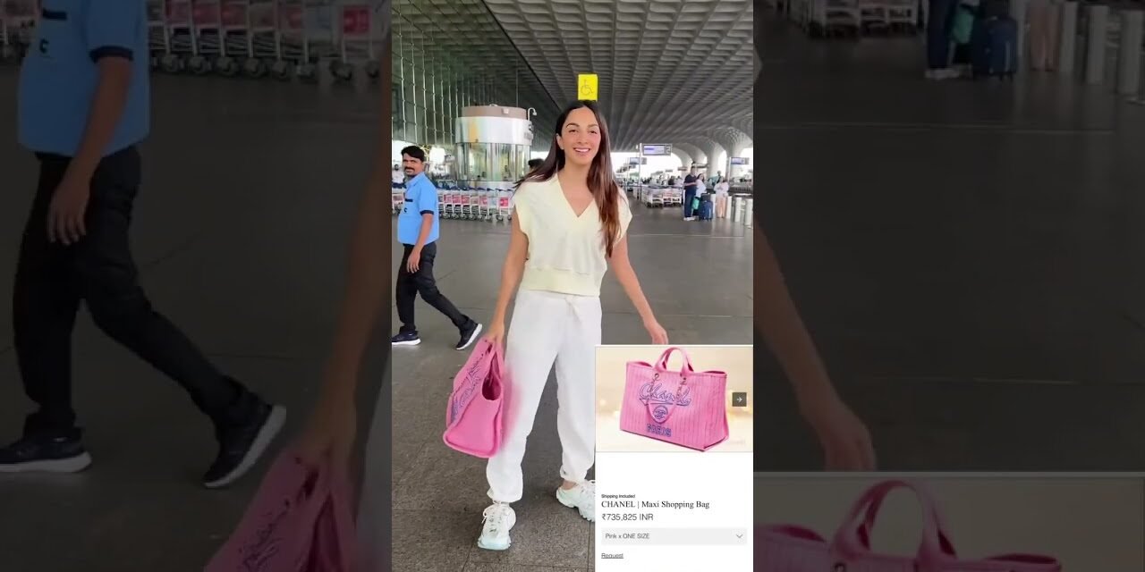 Kiara Advani's Top 6 Most Worn Bags Revealed! #kiaraadvani #luxurybag #shorts #trending #airportlook