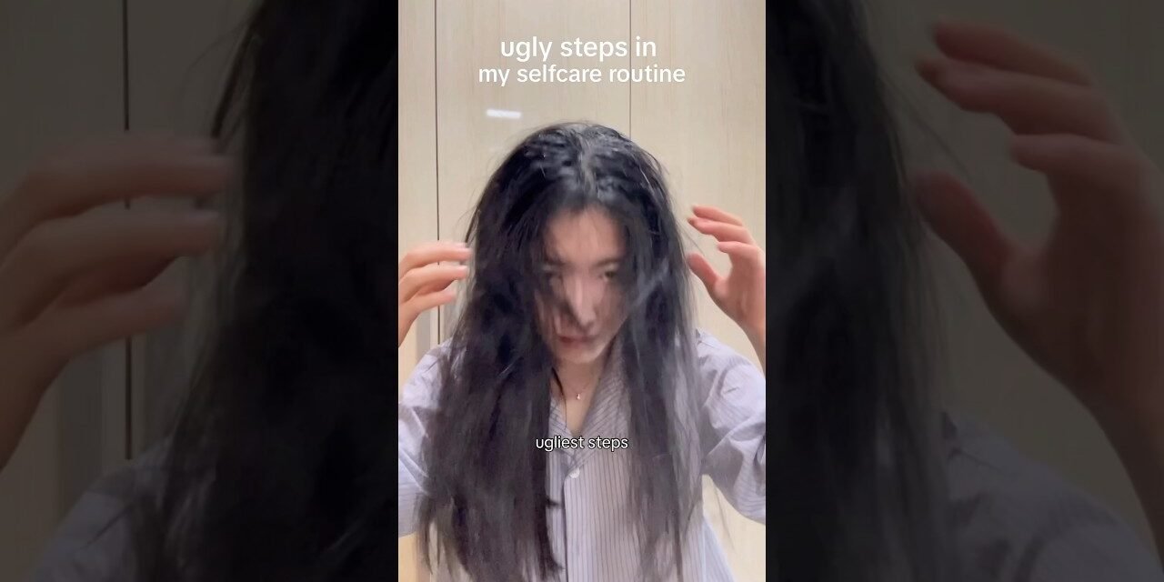 Ugliest steps in my selfcare routine #shorts