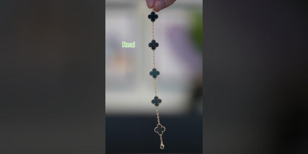 $15 vs $5000 Van Cleef Bracelet! #luxury #fashion #vancleefandarpels #alhambra