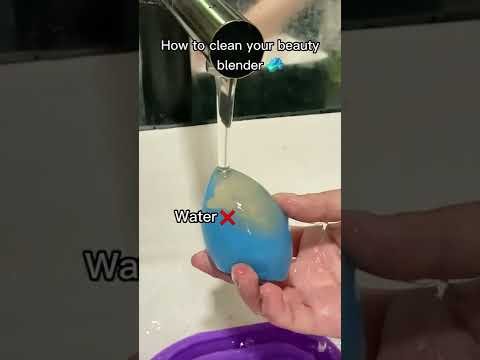 Better way to clean your makeup sponge | DUcare