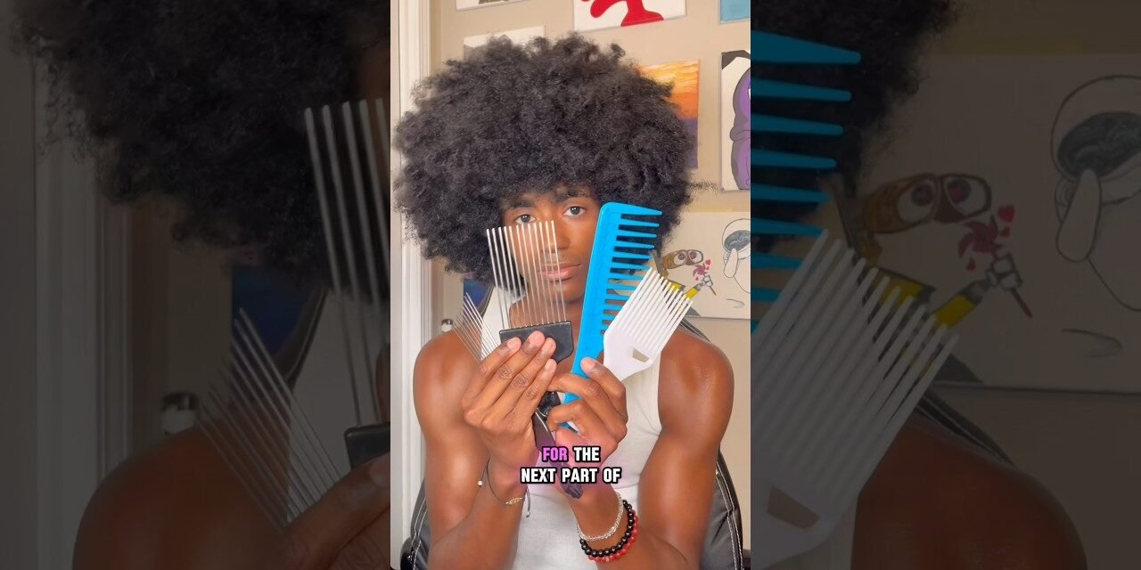 Curly Afro Tutorial #afrohair #afro #curls #curlyhair #hairstyles #blackhair #haircare #naturalhair