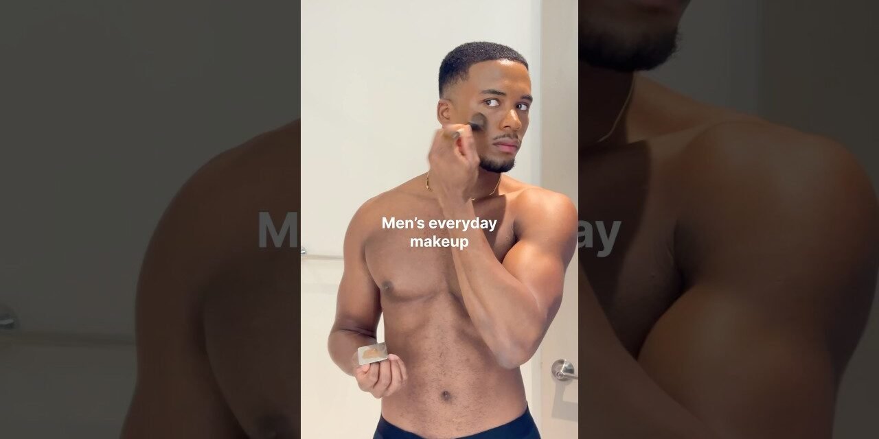 Everyday men’s makeup! Simple and clean to wear daily! #mensmakeup #beauty