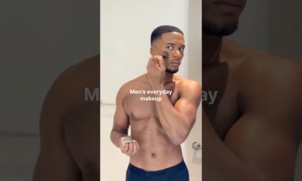 Everyday men’s makeup! Simple and clean to wear daily! #mensmakeup #beauty