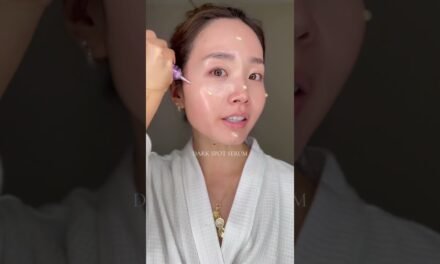 How to layer skincare product at night