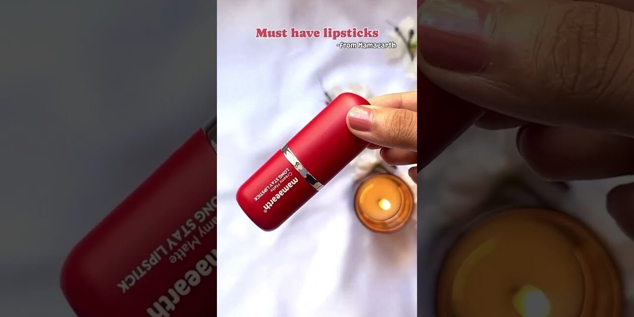 Long lasting and hydrating lipsticks that are non flaky | Mamaearth Creamy Matte Long Stay Lipstick