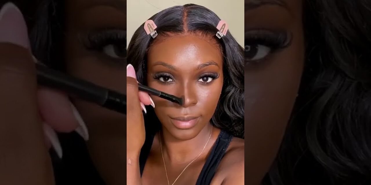 Natural Soft Glam Makeup Routine For Dark Skin