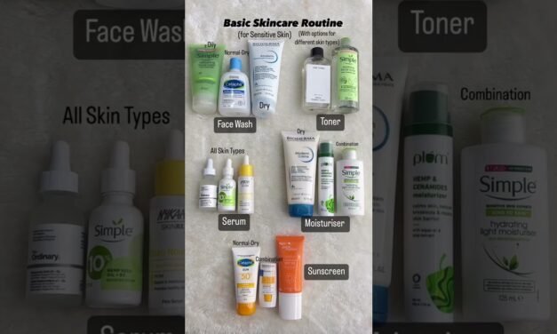 A Basic Skincare Routine for Sensitive skin people #affordable #best