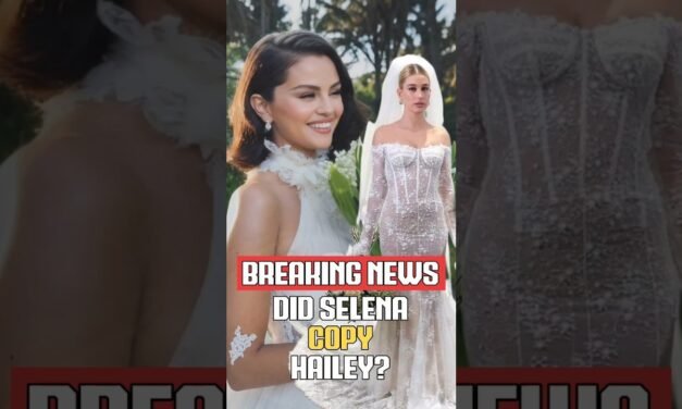 Copy or Coincidence? Selena & Hailey’s Bridal Looks