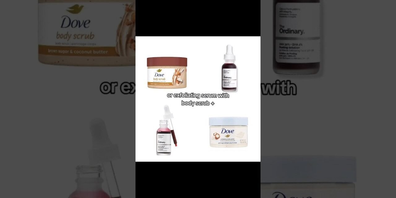 Essential Body Care Routine for Smooth Skin | Must-Have Body Care Products #shorts #bodycare #glowup