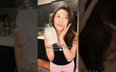 Homemade Fermented Rice Water Toner #skincare #beautytips
