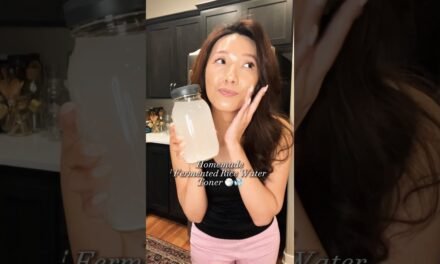Homemade Fermented Rice Water Toner #skincare #beautytips