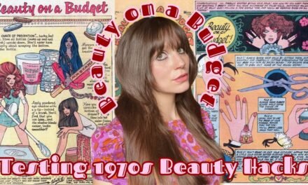 Trying 1970s Beauty on a Budget Comic Beauty Hacks