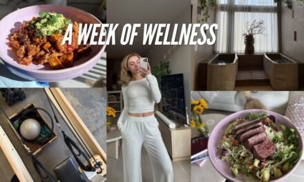 A WEEK OF WELLNESS | workouts, healthy meals, recovery, self-care and managing pms