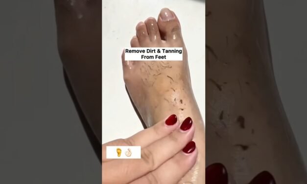 Clean Feet Dirt & Tanning | Feet Cleaning Tips & Trick #feetdirtcleaning #tanning  #feetcare #shorts