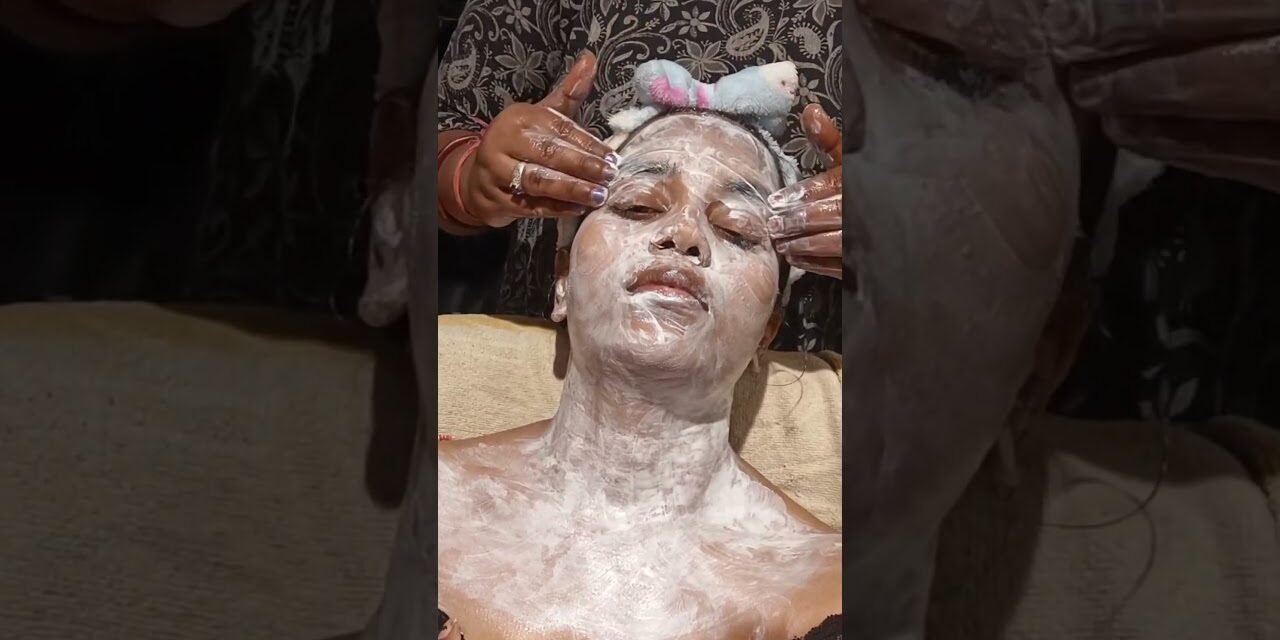 Clean-up at parlour || step by step #shorts#cleanup#parlour#cleaning#skincare#viralshorts