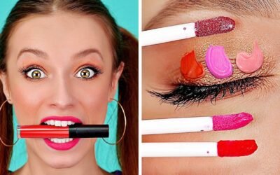 FUNNY DIY MAKE UP HACKS AND TIPS || Cool And Simple Girly Ideas by 123 GO!