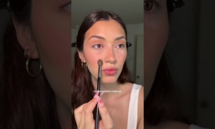 Natural Glam Routine with Clean Beauty Favorites #nofoundationmakeup