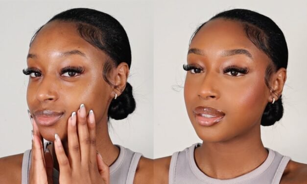 CLEAN GIRL MAKEUP TUTORIAL FOR BROWN GIRLS | SIMPLE, EVERYDAY MAKEUP