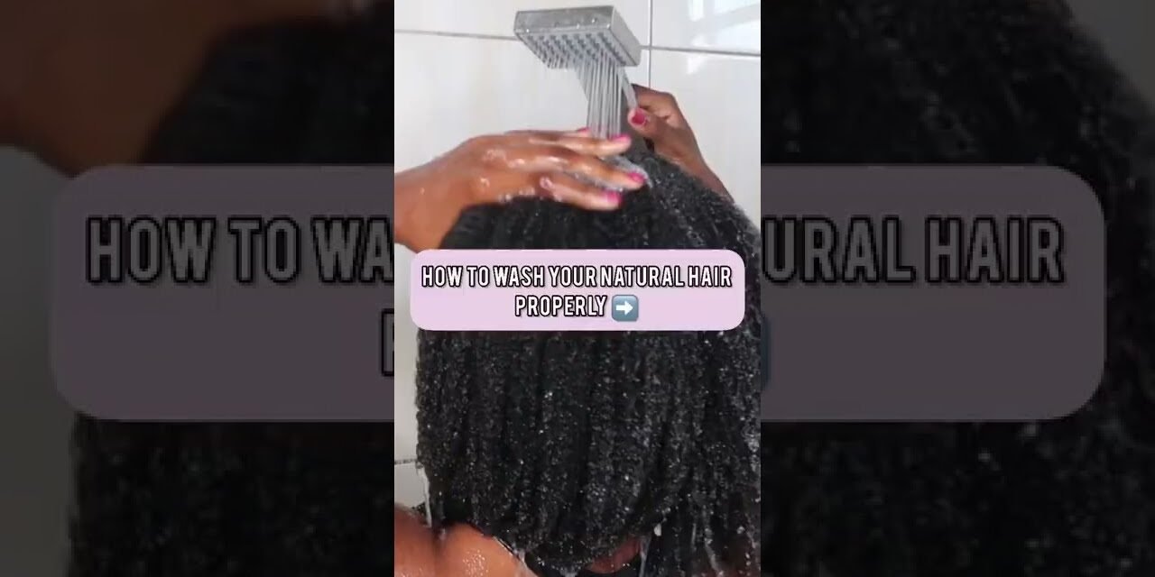 How to wash natural hair properly| natural hair washday
