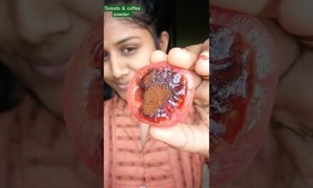 TOMATO FACIAL | COFFEE FACIAL | TOMATO & COFFEE SCRUB FOR GLOWING SKIN #yt #tomato #coffee #facial