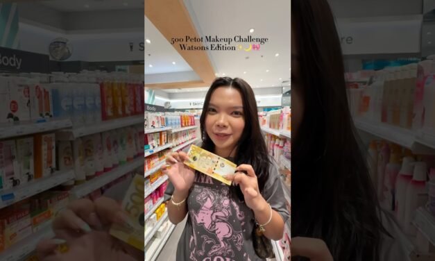 500 Pesos Makeup Challenge sa Watsons!! #makeup  #makeupchallenge #watsonshaul