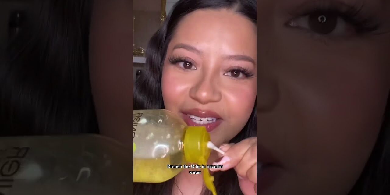 How to remove false lashes gently!