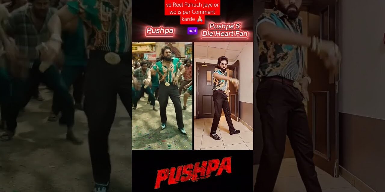 Pushpa Pushpa Same Dance By Allu Arjun Duplicate Pushpa Lookalike PushpaRaj Duplicate