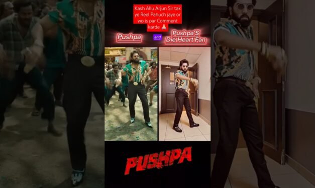 Pushpa Pushpa Same Dance By Allu Arjun Duplicate Pushpa Lookalike PushpaRaj Duplicate