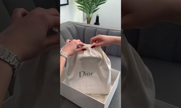 Unboxing a RARE Dior bag #luxury #fashion #bags #dior #tweed