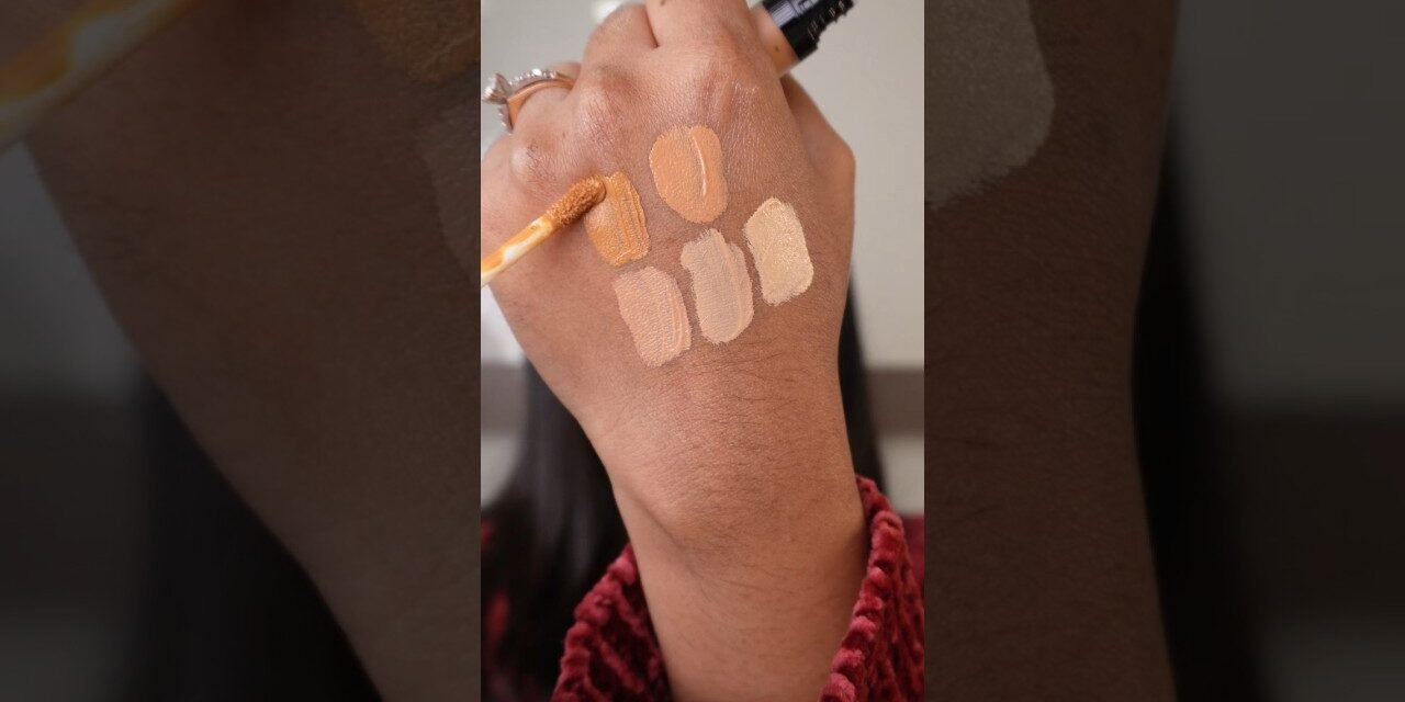 Best Affordable Drugstore Concealer! Swiss Beauty Liquid Concealer Swatches #ytshorts #shorts #short