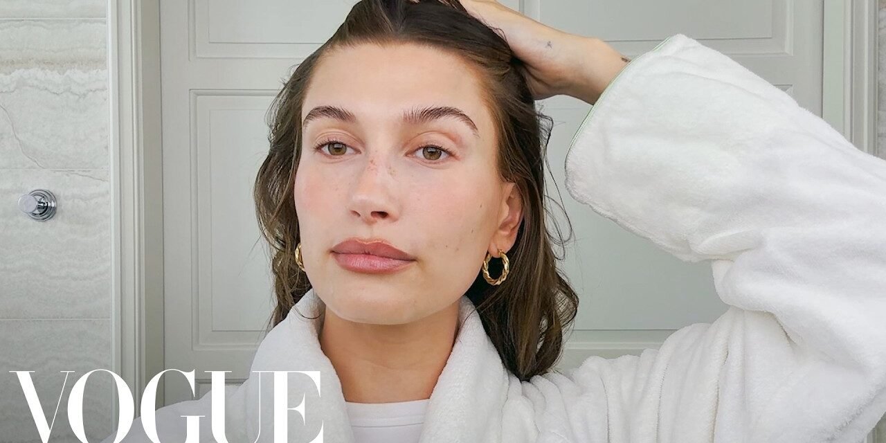 Hailey Bieber’s Quick Everyday Morning Routine | Beauty Secrets | Vogue