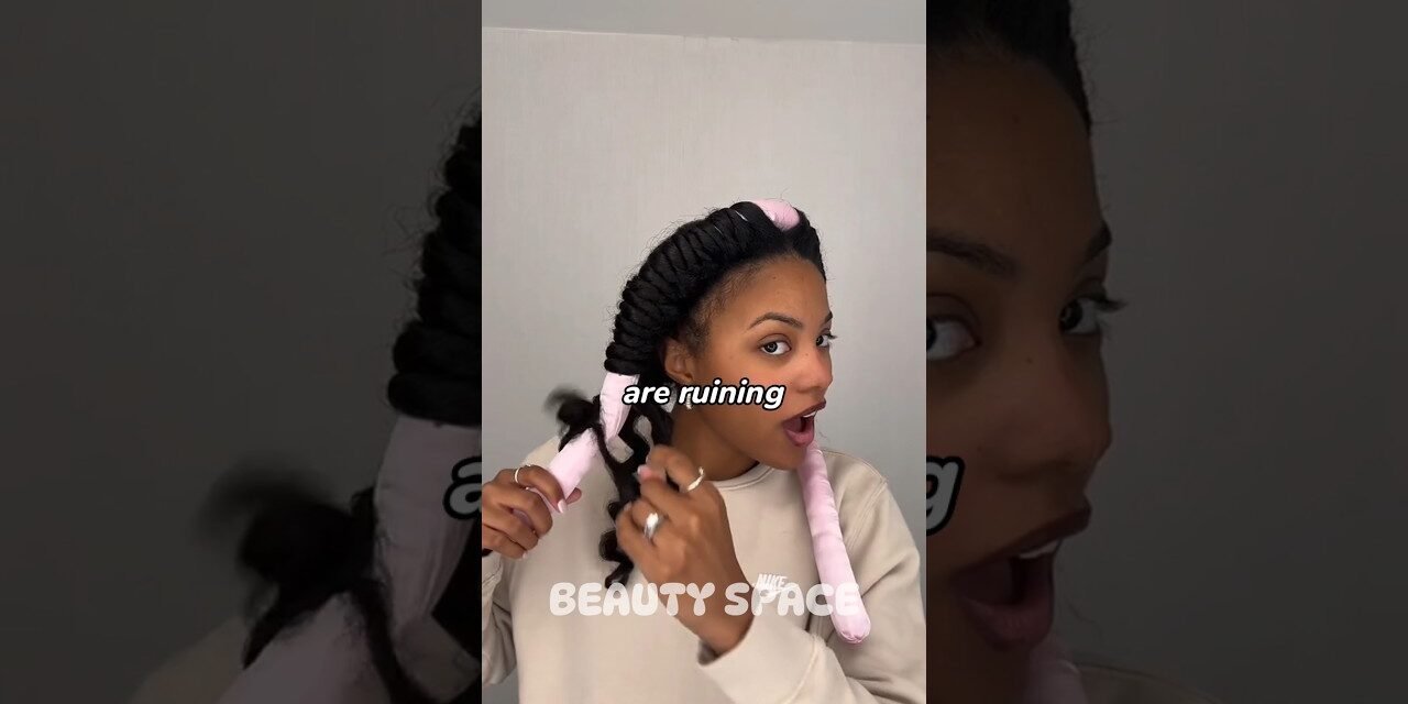 Heatless Curls Are RUINING Your Hair! #beauty #haircare
